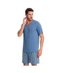 Pijama-Masculino-Curto-Decote-V-Joaquim-Listrado-Tombini