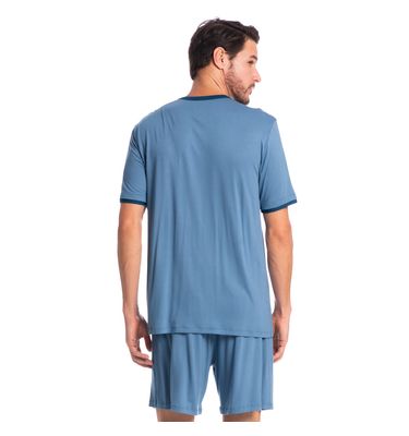 Pijama Masculino Curto Antônio Tombini - Imagem 2 - Mobile