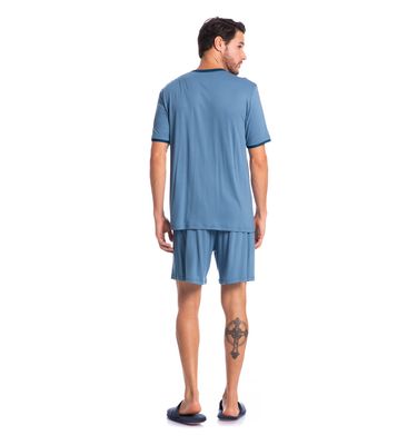 Pijama Masculino Curto Antônio Tombini - Imagem 4 - Mobile
