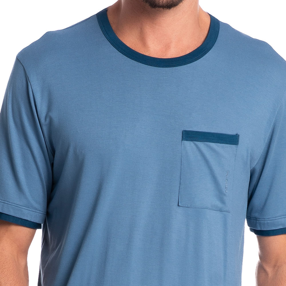 Pijama Masculino Curto Antônio Tombini - Imagem 5 - Mobile