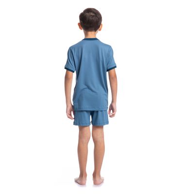 Pijama Infantil Masculino Curto Antônio Tombini - Imagem 4 - Mobile