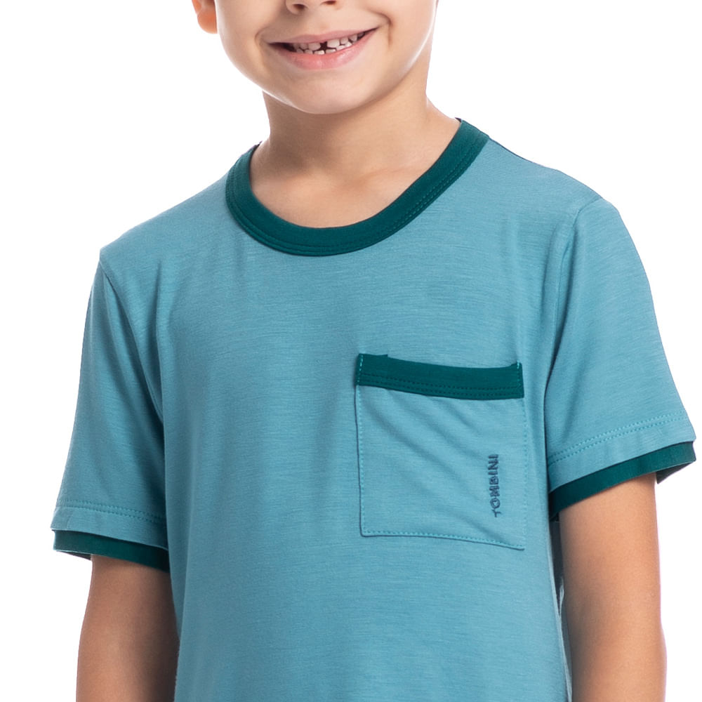 Pijama Infantil Masculino Curto Antônio Tombini - Imagem 5 - Mobile