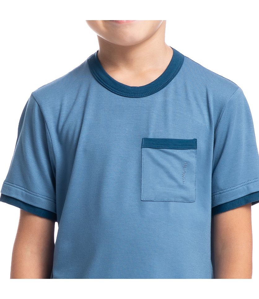 Pijama Infantil Masculino Curto Antônio Tombini - Imagem 5 - Desktop