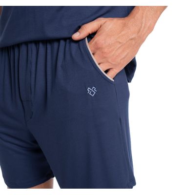 Pijama Masculino Curto Com Bolso Lucca Tombini - Imagem 5 - Mobile