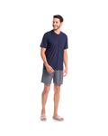 Pijama-Masculino-Curto-Estampado-Azul-Vitorio-Tombini