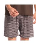 Pijama-Masculino-Curto-Estampado-Marrom-Vitorio-Tombini-