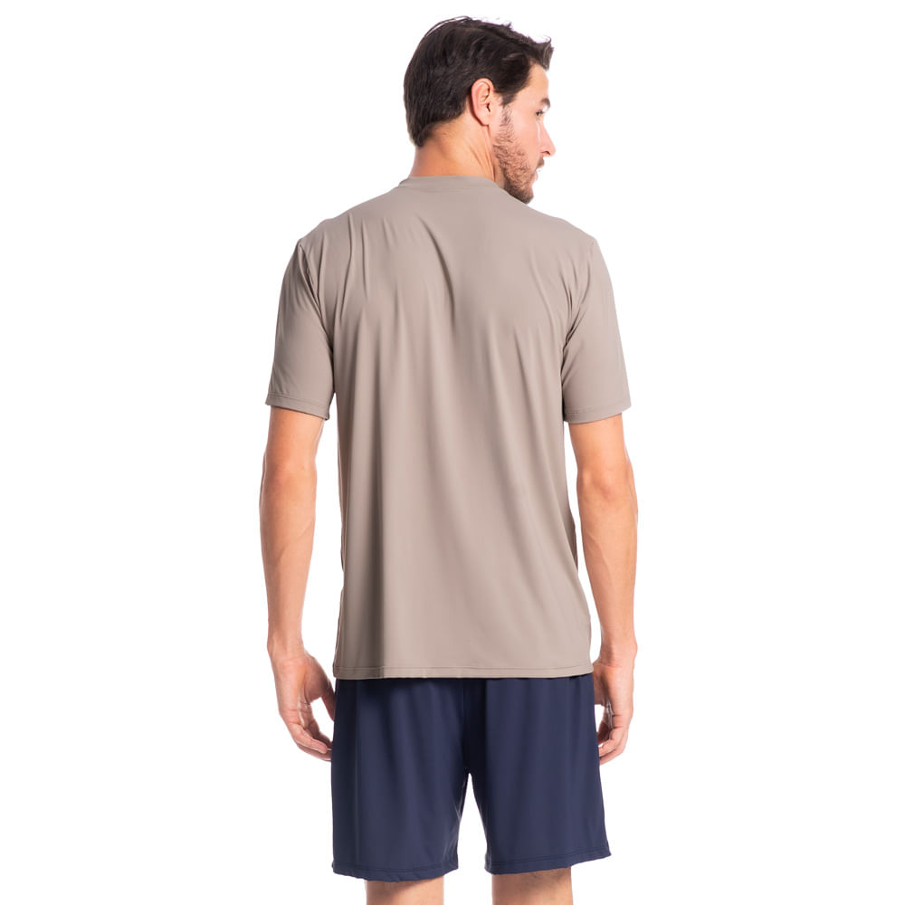 Pijama Masculino Curto Vitório Tombini Azul-marinho - Imagem 2