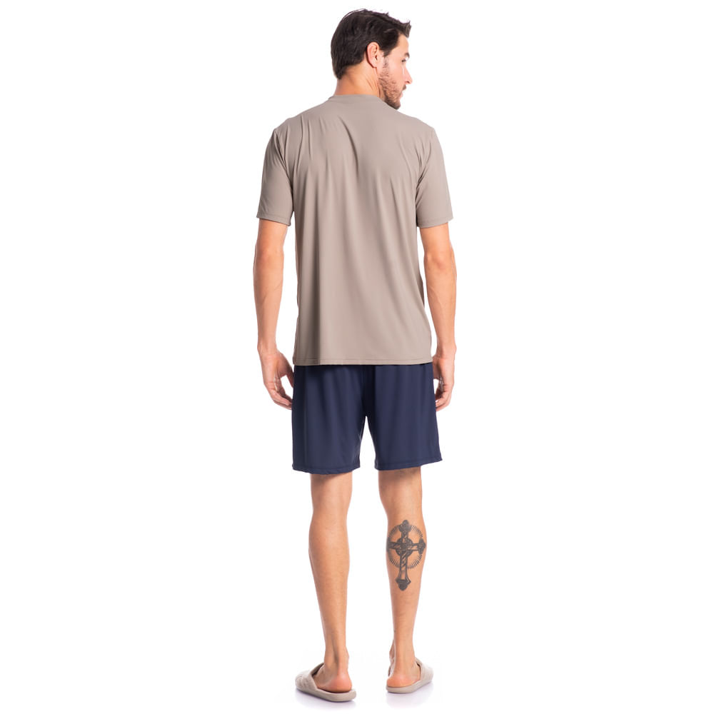 Pijama Masculino Curto Vitório Tombini - Imagem 4 - Mobile