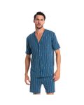 Pijama-Masculino-Curto-Abotoado-Victor-Tombini