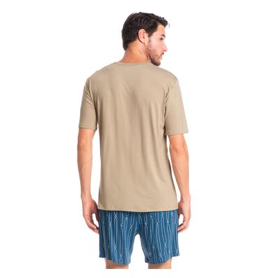 Pijama Masculino Curto Victor - Imagem 2 - Mobile