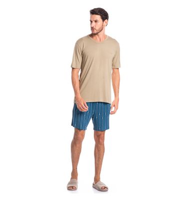 Pijama Masculino Curto Victor - Imagem 3 - Mobile