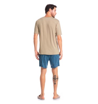 Pijama Masculino Curto Victor - Imagem 4 - Mobile
