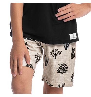 Pijama Infantil Masculino Curto Corais Tombini - Imagem 5 - Mobile
