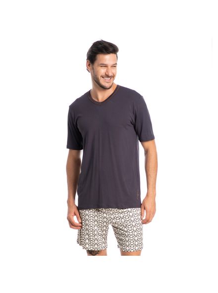 Pijama-Masculino-Curto-Vicenzo-Tombini-Cinza