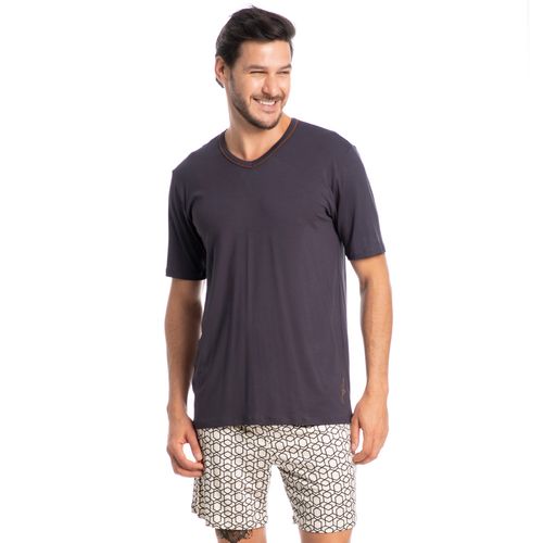 Pijama-Masculino-Curto-Vicenzo-Tombini-Cinza