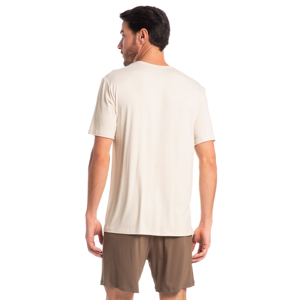 Pijama Masculino Curto Romeu - Imagem 2 - Mobile