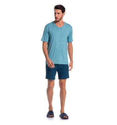 Pijama Masculino Curto Romeu - Imagem 3 - Mobile