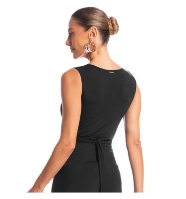 Blusa Feminina Transpassada Náutico - Imagem 2 - Mobile