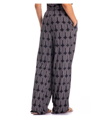Calça Feminina Com Pregas E Bolso Spina - Imagem 2 - Mobile
