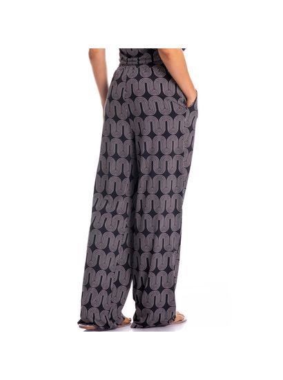 Calça Feminina Com Pregas E Bolso Spina - Imagem 2 - Desktop