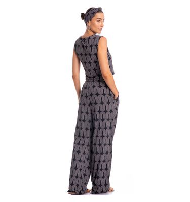Calça Feminina Com Pregas E Bolso Spina - Imagem 4 - Mobile