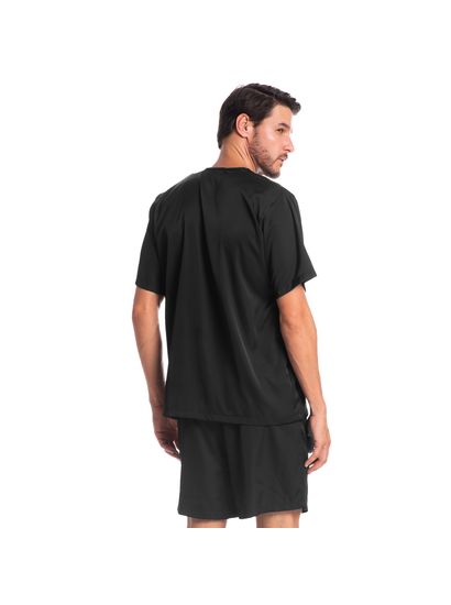 Pijama Masculino Curto Abotoado Enzo Tombini - Imagem 2 - Desktop