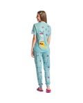 Pijama-Feminino-Longo-Manga-Curta-Marlowa