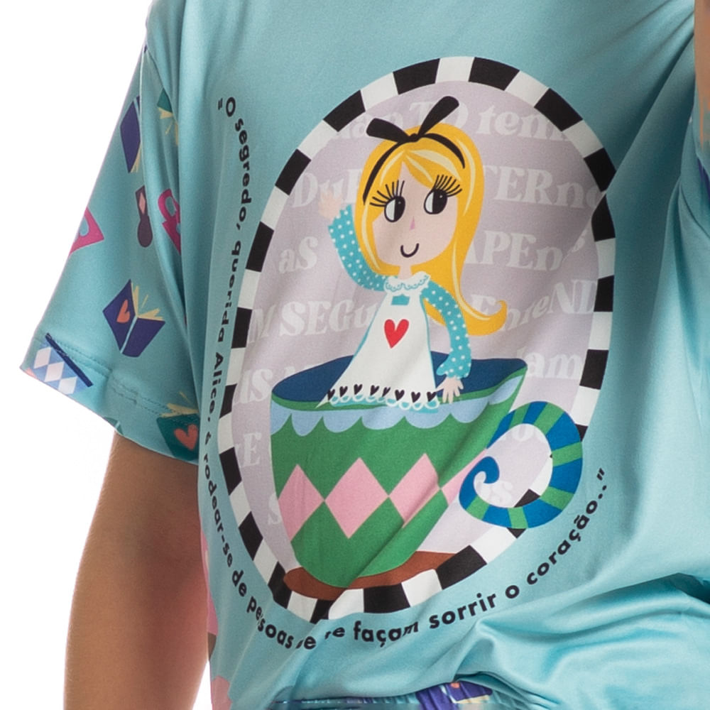 Pijama Infantil Curto Marlowa - Imagem 5 - Mobile