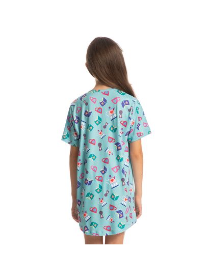 Camisão Curto Infantil Leti Marlowa - Imagem 2 - Desktop