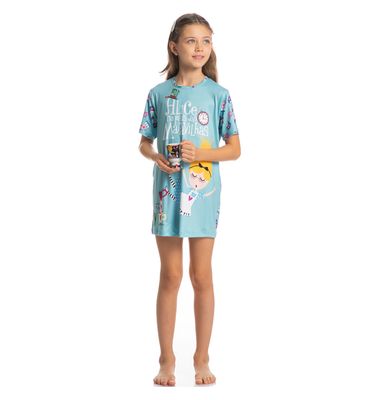 Camisão Curto Infantil Leti Marlowa - Imagem 3 - Mobile