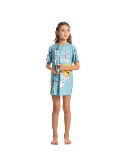 Camisão Curto Infantil Leti Marlowa - Imagem 3 - Desktop