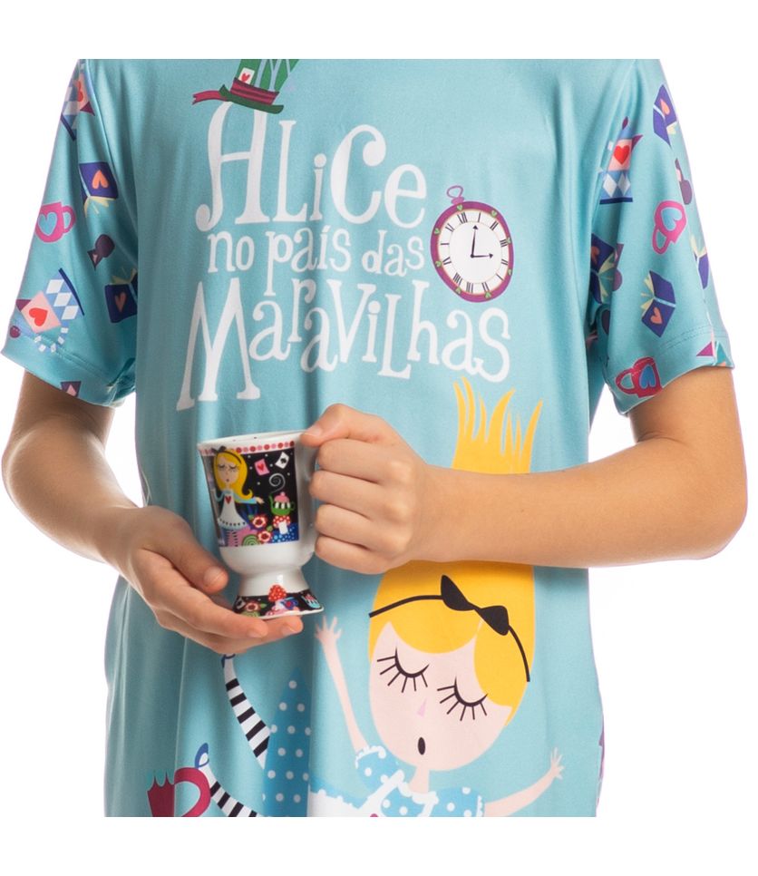 Camisão Curto Infantil Leti Marlowa - Imagem 5 - Desktop