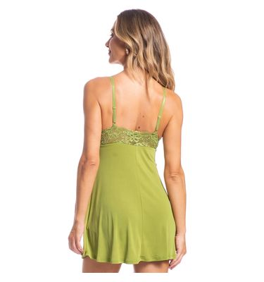 Camisola Curta Com Renda Karina - Imagem 2 - Mobile