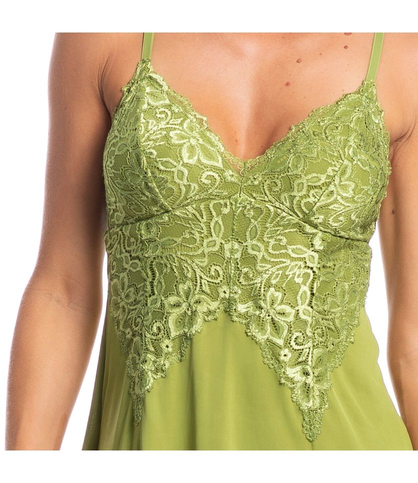 Camisola Curta Com Renda Karina - Imagem 5 - Desktop