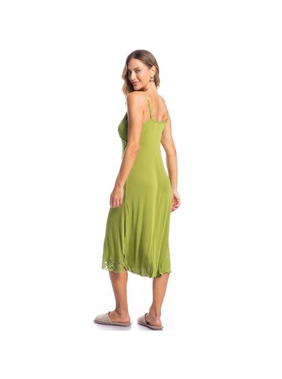 Camisola Midi Com Renda Cris Karina - Imagem 4 - Desktop