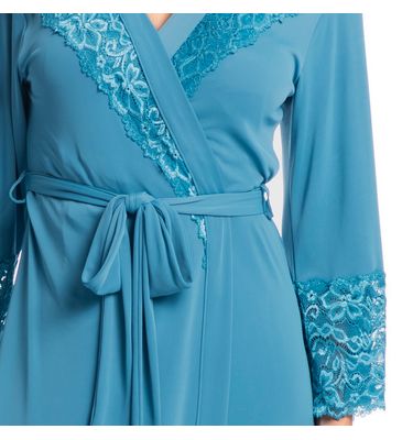 Robe Feminino Midi Com Renda Karina - Imagem 5 - Mobile