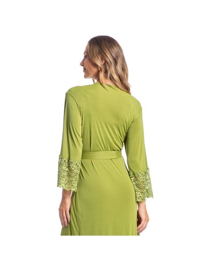 Robe Feminino Midi Com Renda Karina - Imagem 2 - Desktop