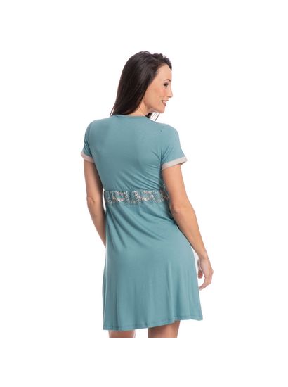 Camisão Com Renda Transpassado Bruna - Imagem 2 - Desktop