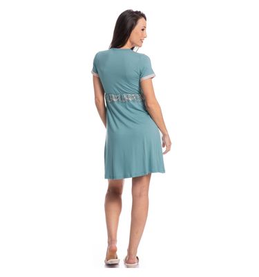 Camisão Com Renda Transpassado Bruna - Imagem 4 - Mobile