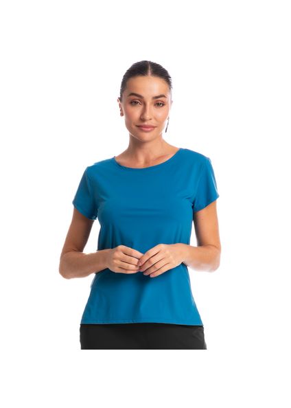 Blusa Feminina Málaga Azul-2 - Imagem 1