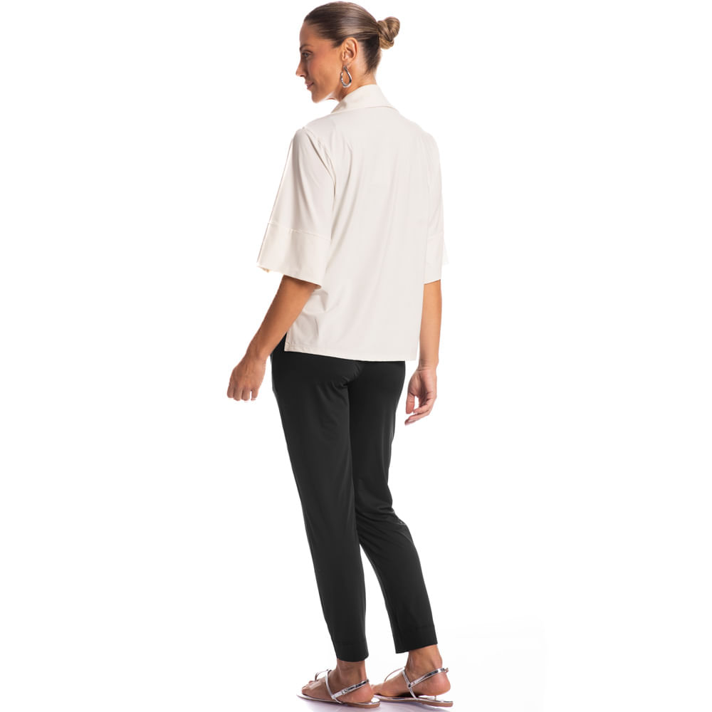 Camisa Feminina Curta Málaga - Imagem 4 - Mobile