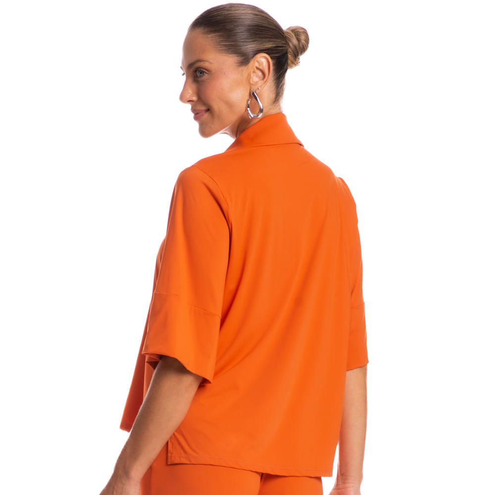 Camisa Feminina Curta Málaga - Imagem 2 - Mobile
