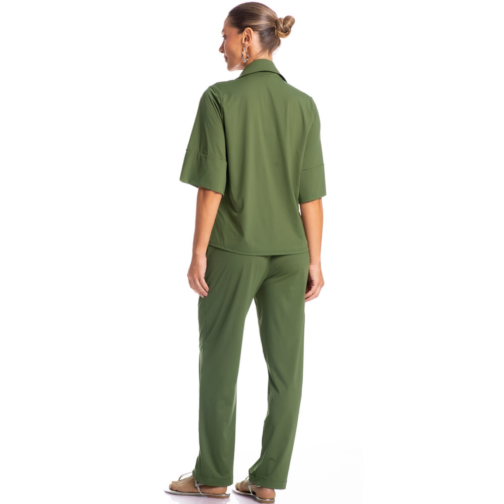 Camisa Feminina Curta Málaga - Imagem 4 - Mobile