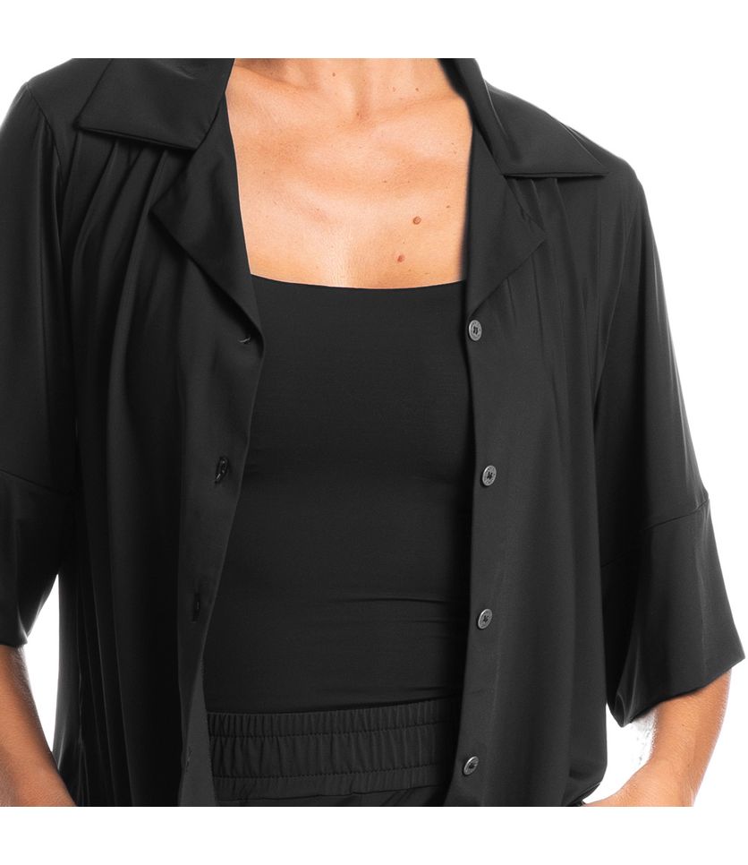 Camisa Feminina Curta Málaga - Imagem 5 - Desktop