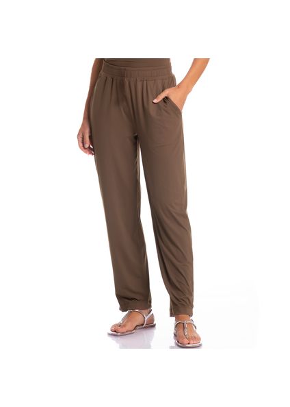 Calça Com Bolso Málaga Marrom - Imagem 1