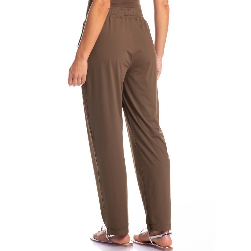 Calça Com Bolso Málaga Marrom - Imagem 2