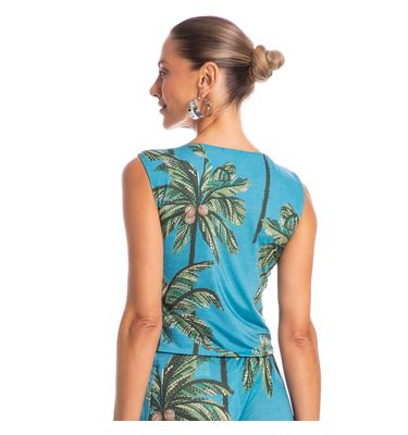 Blusa Feminina Coqueiros - Imagem 2 - Mobile