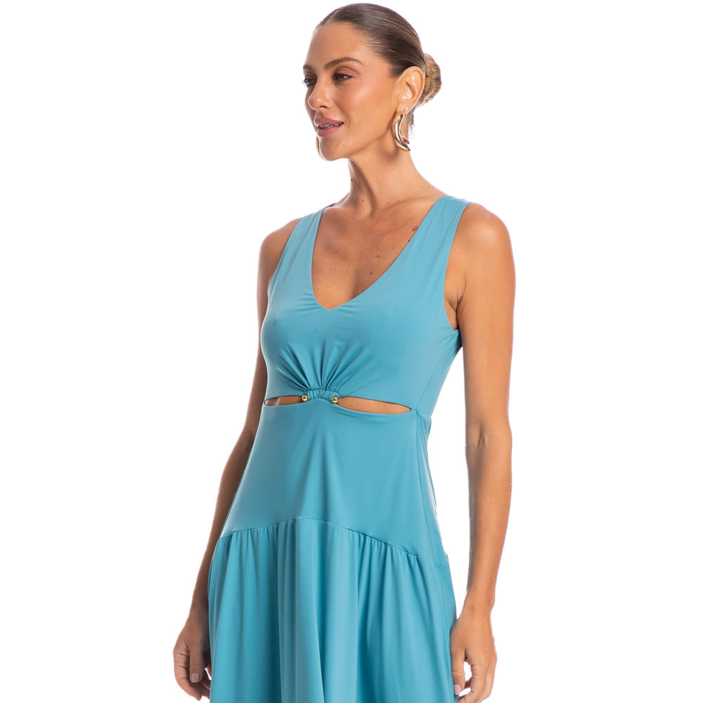 Vestido Longo Regata Orla - Imagem 1