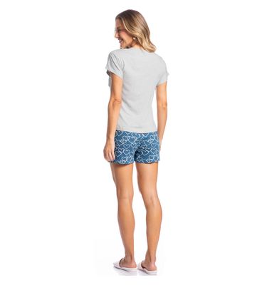 Pijama Feminino Curto Com Bolso Gabrielle - Imagem 4 - Mobile