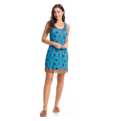 Camisão Feminino Regata Maitê Conchas - Imagem 3 - Mobile